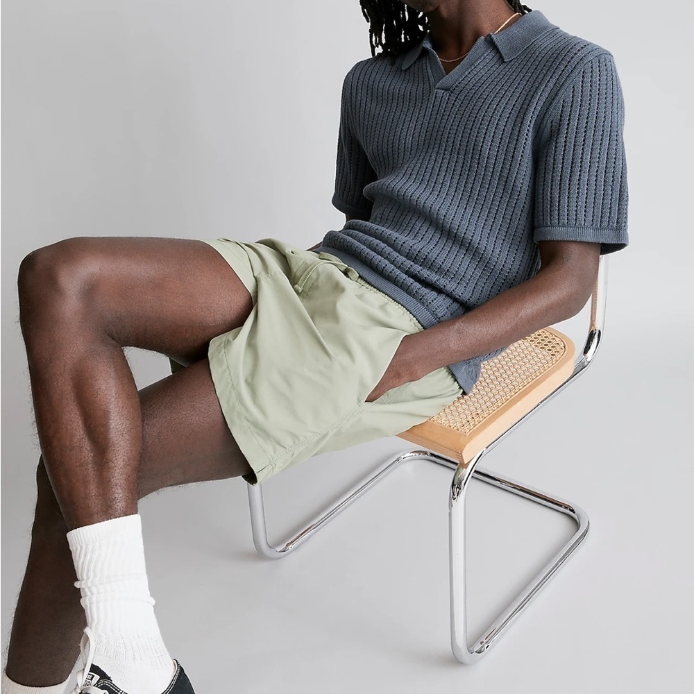 Madewell 4 1/2" (Re)sourced Everywear Shorts dried aloe